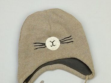 czapka zimowa khaki: Hat, condition - Good