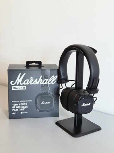 Qulaqcıqlar: Simsiz (Bluetooth) Qulaqcıqlar, Marshall, rəng - Qara — 1