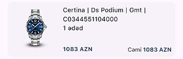 irsad saat: Orijinal İsveçrə saatı Certina. Çox az istifadə olunub, ideal — 5