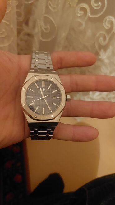 gumus saatlar ve qiymetleri: Yeni, Qol saatı, Audermars Piguet, rəng - Gümüşü