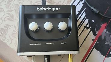 Səs kartları: Behringer U-PHORIA UM2 USB audio interfeysi, problemsiz tam işlək — 2