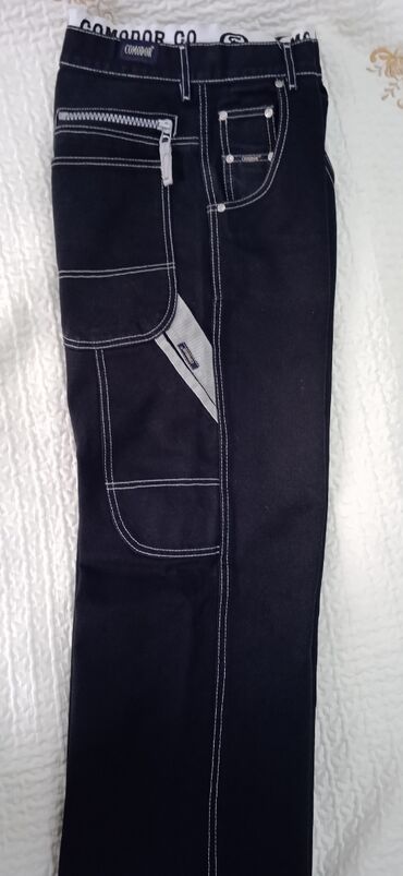 Мужская одежда: Джинсы 3XL (EU 46), цвет - Черный