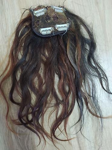 Perike i klipse: Prodajem šatiranu prirodnu kosu,na 4 klipse,može se nositi kao — 10
