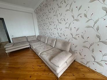 Divanlar: Müasir dizaynlı L formalı künc divan - Rəng: açıq bej (neytral ton — 3