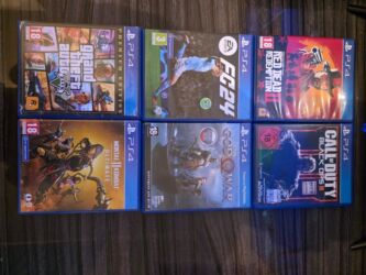 диски с играми: Набор дисков для PlayStation 4 (PS4) В комплекте 6 оригинальных игр в