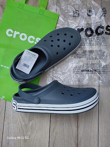 Мужские сандалии, 44, Crocs, Новый, цвет - Серый, Самовывоз
