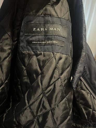 Kurtkalar: Zara Man kişi gödəkçəsi - Rəng: qara - Model: bomber tipli qısa — 1