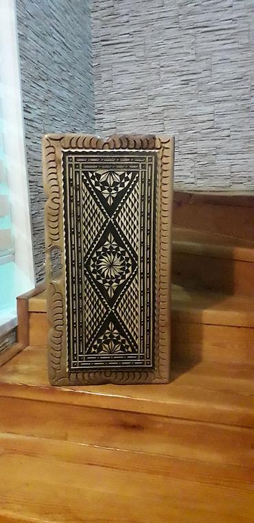 Nərdlər: Taxta oyma kombinə lövhə – şahmat/nərd üçün - Material: bərk ağacdan — 11