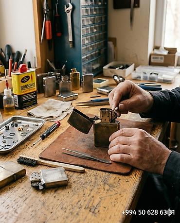 Ремонт техники: Zippo alışqan xidmətləri - Zippo alışqanlarının peşəkar təmiri — 1