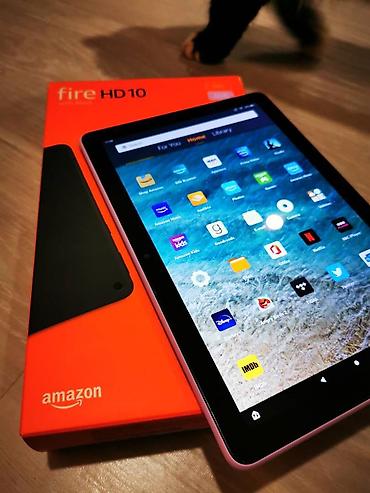 Планшеты: Планшет, Amazon, память 32 ГБ, 10" - 11", Wi-Fi, Б/у, Классический цвет - Черный — 9