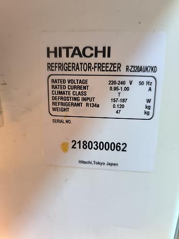 Soyuducular: Hitachi soyuducu-dondurucu – model Texniki xüsusiyyətlər: - Defrost — 2