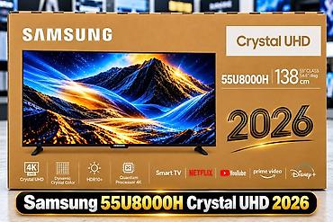 irsad telecom iphone 12 pro max: Yeni Televizor Samsung LED ekran 55" 4K (3840x2160), Pulsuz çatdırılma — 1