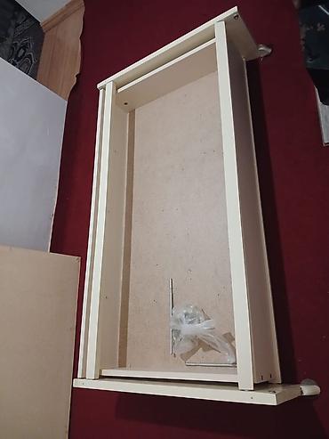 sumqayit taxt: Uşaq beşiyi üçün komplekt: taxta çarpayı karkası və döşək - Material — 2