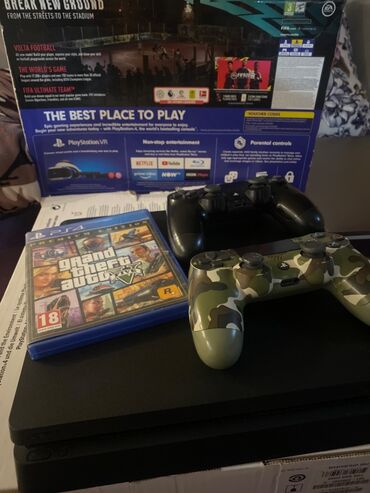 igrovye konsoli playstation 4: Продаю или меняю PlayStation 4 Slim 500гб. В отличном состоянии. Не