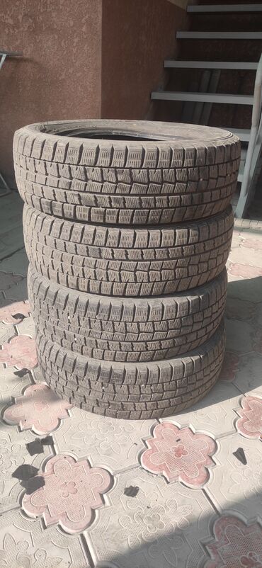 Шины: Шины 195 / 65 / R 15, Зима, Б/у, Комплект, Легковые, Япония, Dunlop