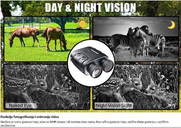 Dvogledi i teleskopi: Digitalni dvogled sa snimanjem – 10MP foto i 1080p FHD video sa zvukom — 10