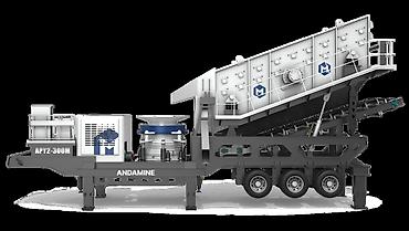 Мобильная конусная дробилка APY2 Колесные мобильные дробилки