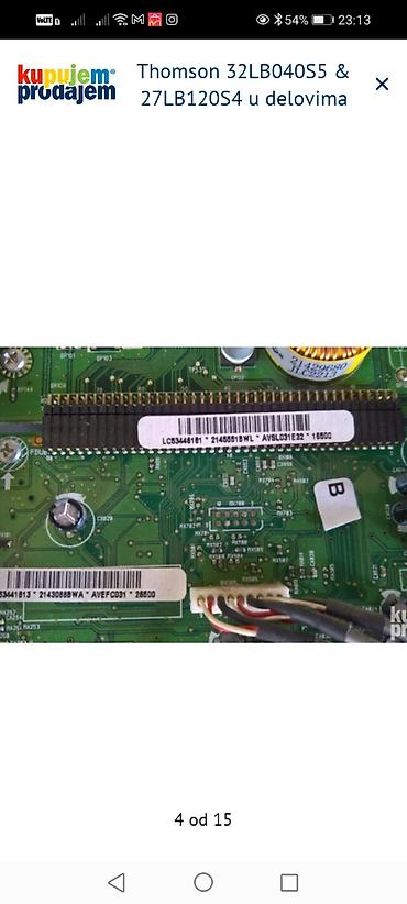 Aksesoari za TV i video: Thomson 32LB040S5 i 27LB120S4 – prodaja u delovima Dostupne — 5