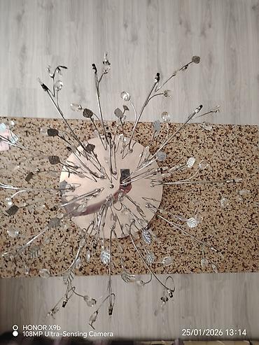 ucuz lusturlar: Çılçıraq, 10 və daha çox lampa, Metal — 4