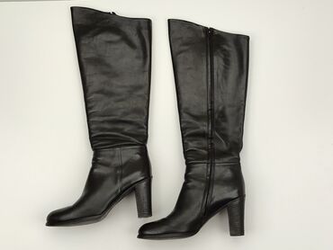 bluzki damskie khaki: High boots for women, 38.5, condition - Good
