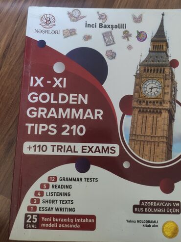 Cadillac: Məhsul: IX–XI Golden Grammar Tips 210 (+110 Trial Exams) – İnci
