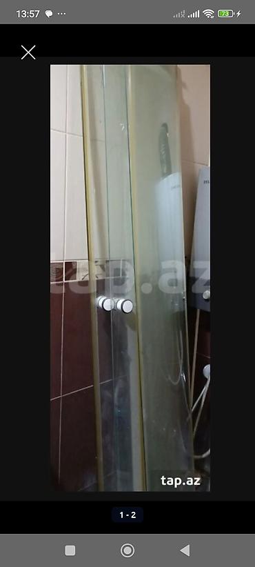 hamam dekoru: Duş kabinasıtəkcə şüşələri satilir1.82x42,170x32 olculeri — 1