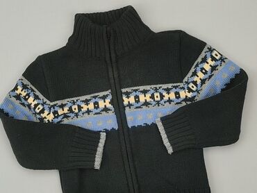 krótki czarny sweterek rozpinany: Sweater, 2-3 years, 92-98 cm, condition - Good