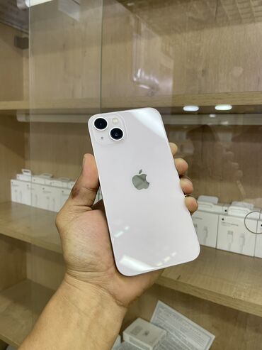 xs бу: IPhone 13, Б/у, 256 ГБ, Розовый, Защитное стекло, Чехол, 91 %