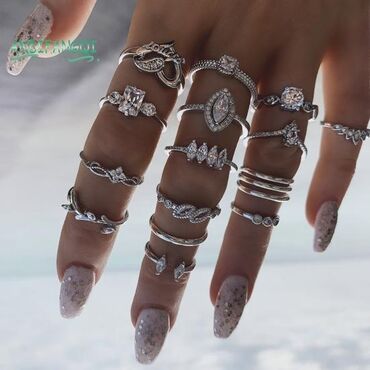 Prstenje: Set prstenja tibetansko srebro 1200 din — 3