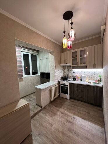 угловой кухня: 1 комната, 49 м², 106 серия улучшенная, 9 этаж, Косметический ремонт