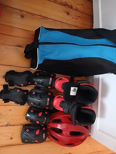 debilqe: Uşaq üçün tam rollerset – iki müxtəlif dəst 1) Qırmızı-qara dəst — 2