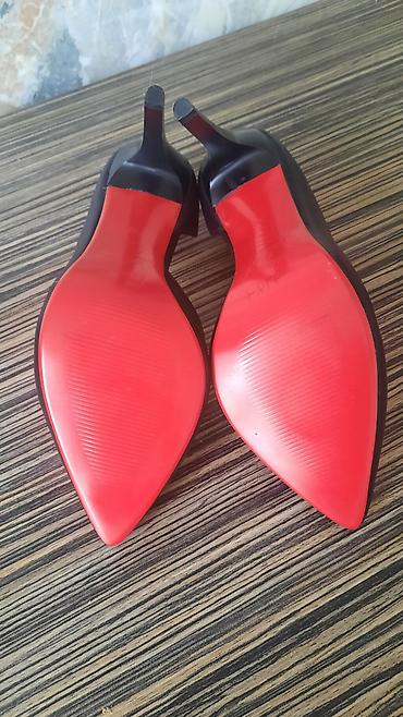 лабутен туфли: Туфли, 36, Christian Louboutin, Новый, цвет - Черный, Самовывоз — 6