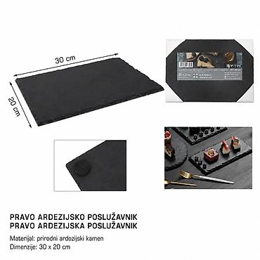 KMT Pravougaoni podmetač od škriljevca 2407353 Praktičan i elegantan
