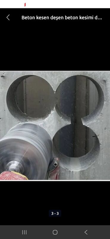 Beton işləri: Beton kəsme və dəlik açma xidməti - Diamant avadanlıqlarla dəqiq — 29