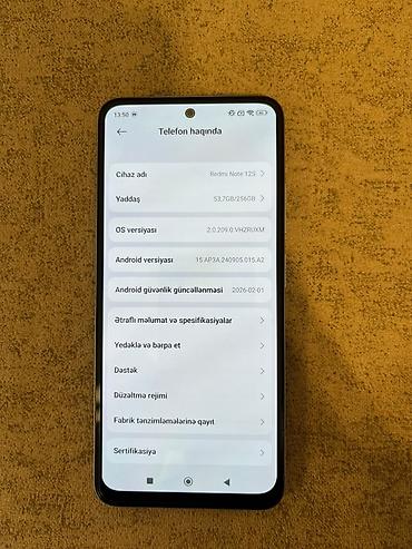 Redmi Note 12S, 256 GB, rəng - Mavi
