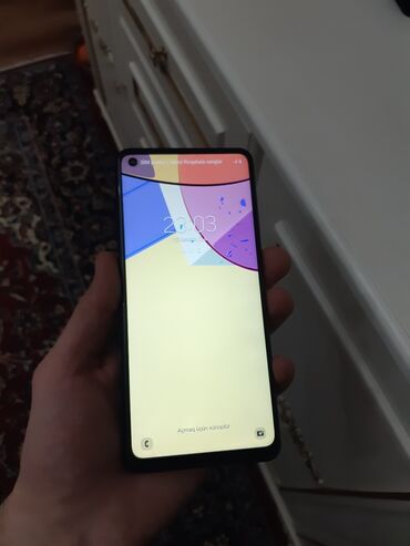 Samsung: Samsung Galaxy A21S, 32 GB, rəng - Göy, Barmaq izi, Face ID