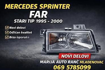 Farovi: MERCEDES SPRINTER STAKO FARA STARI TIP 0 | staklo fara mercedes — 1