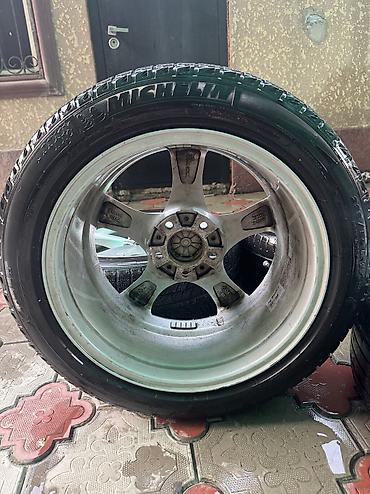 Шиналар: Дөңгөлөктөр монтажда 225 / 50 / R 17, Жай, Колдонулган, Комплект, Жеңил унаалар, Куйма, тешиктери - 5 — 3