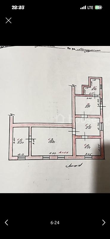 4: 43 м², 4 комнаты, Аламедин-1 мкр, Только парням — 6
