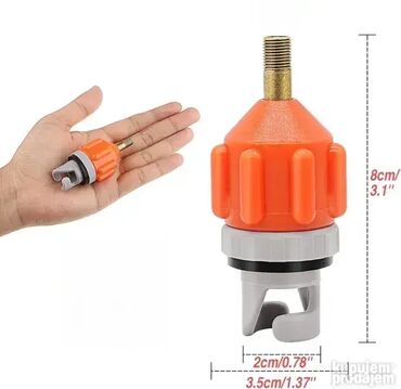 Vodeni sportovi: #0032 Adapter za ventil za čamce; **NOVO, neraspakovano!** _Opis:_ — 3