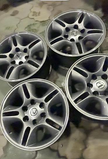 Диски: Литые Диски R 17 Lexus, Комплект, отверстий - 6, Б/у — 4