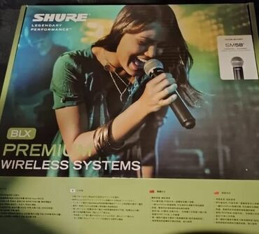 Mikrofonlar: Shure sm58 disdecionlu mikrafon hecbir problem yoxdu isdenilen yerde