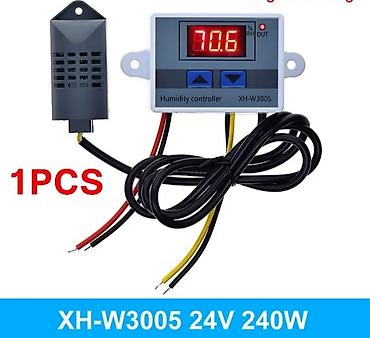 elektron su pompası: ShengYang duman generatoru + XH-W3005 rütubət nəzarətçisi dəsti — 3