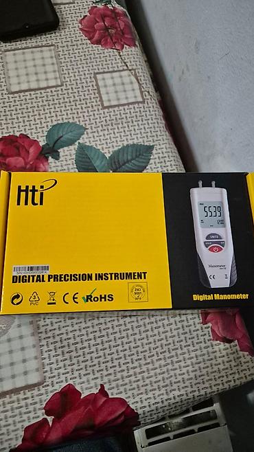 manometr: HTI HT-1890 Rəqəmsal Manometr Xüsusiyyətlər: - Model: HTI HT-1890 - — 2