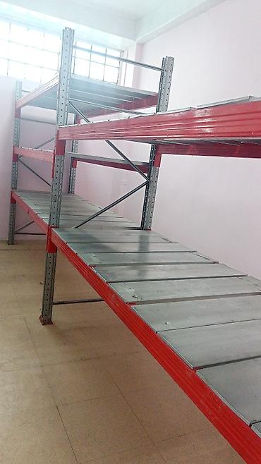 Стеллажи: Паллетные стеллажи для склада - Конструкция: разборная, рамная. Синие — 15