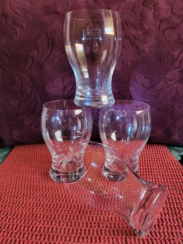 Čaše: Case vintaz,nove kristalne Stolzle O. nemacke. Univerzalne case,za — 1