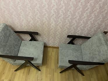 Ev üçün mebel: Retro kreslo 1960 - ci ilindi restavrasya olunub — 2