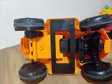 toys: Dečiji bager na akumulator sa svetlima - Realističan bager u — 4