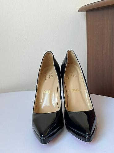 pari: Туфли, 37, Christian Louboutin, Б/у, цвет - Черный, Самовывоз — 3