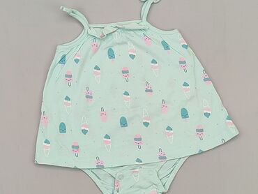 sukienki w kwiaty letnie dlugie: Body, 9-12 m, 
stan - Bardzo dobry